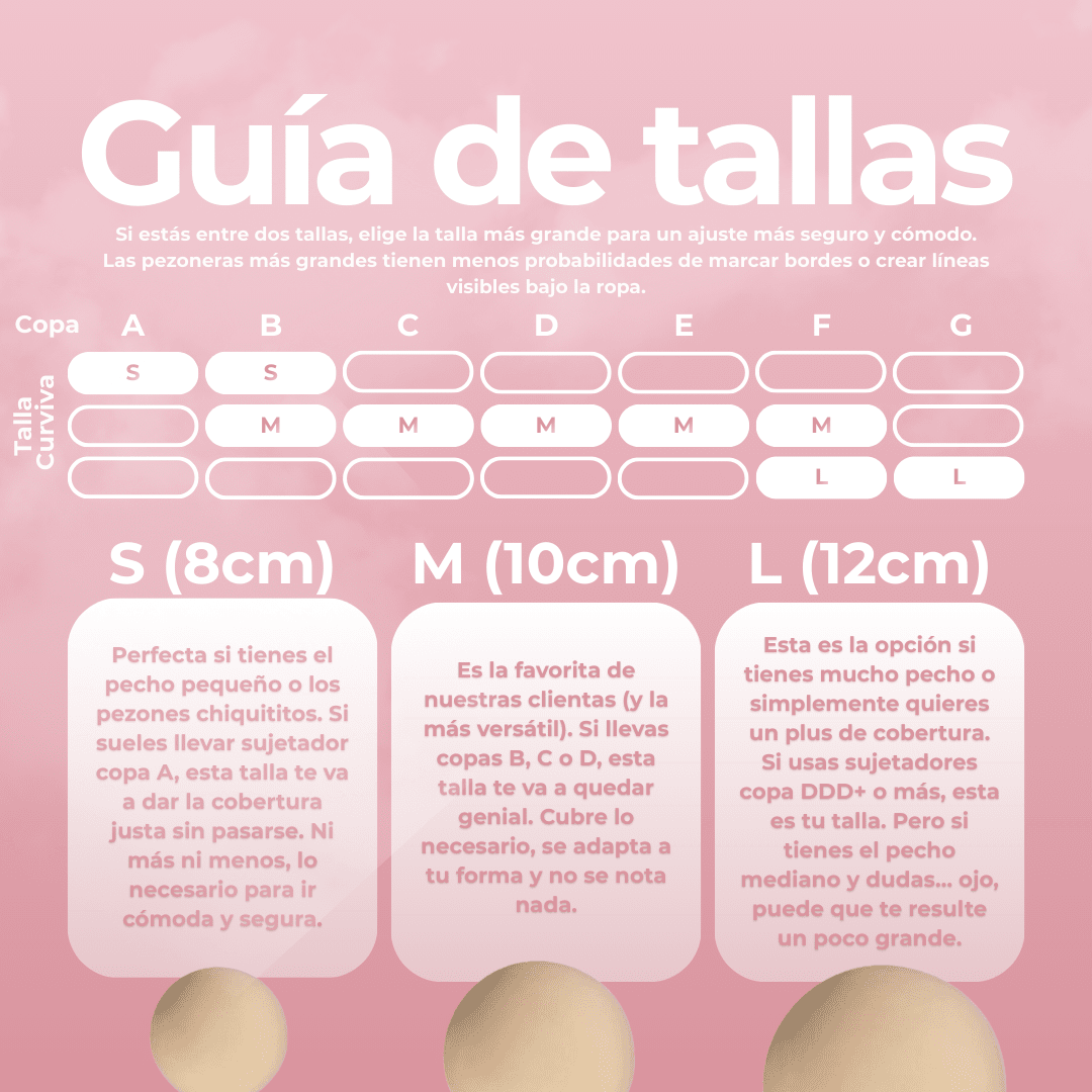 Pezoneras Círculos sin Adhesivo - Curviva